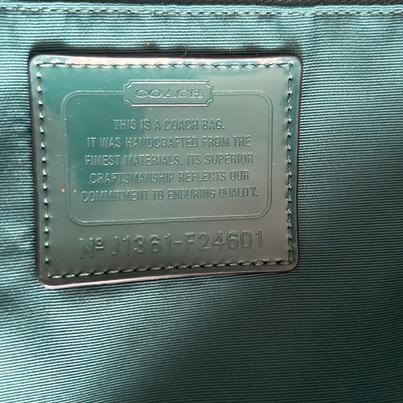 Coach Peyton Signature convertible bag jade/khaki - Picture 4 of 13